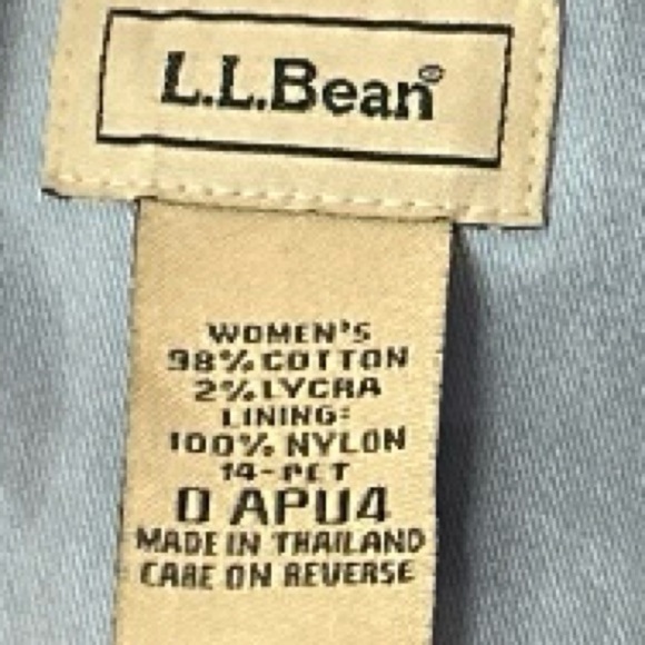 LL Bean Light Blue blazer,‎ size 14 PET - Picture 5 of 5